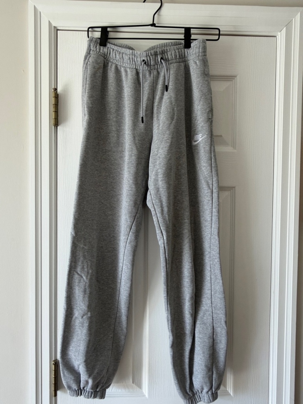 Nike Gray Sweatpants with White Logo